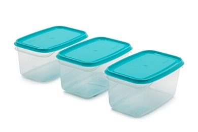 Набор контейнеров для заморозки Frost 3/0.5 л, бирюза